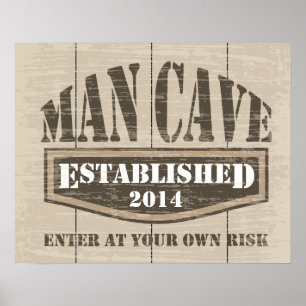 Man Caveポスター – 確定日付の追加 ポスター