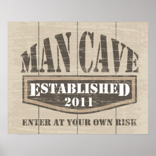 Man Caveポスター – 2011年設立 ポスター