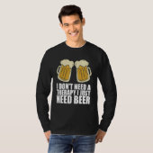 Man cave Craft beer Drunken Tシャツ (正面フル)