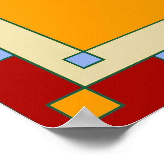 Man Cave Sign (edit name) ポスター (角)