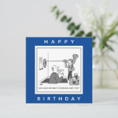 Man cheating at Darts Cartoon カード (スタンド正面)