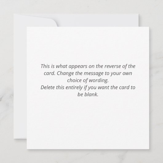 Man cheating at Darts Cartoon カード (裏面)