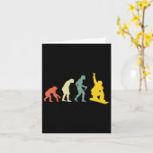 Man Evolutionスノーボーダー カード (黄色い花)