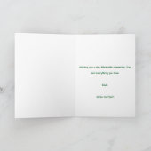 Man Fishing Custom Birthday/Fathers Day カード (内部)