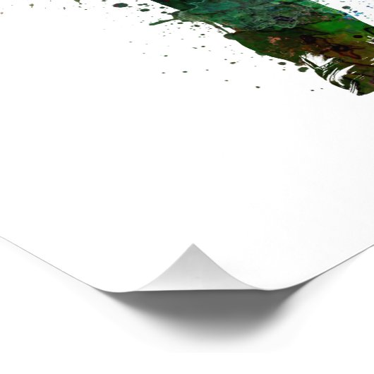 man golfer putting silhouette フォトプリント            (角)