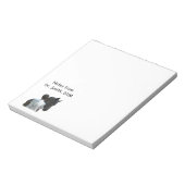 Man Holding Horse Lightメモ帳 ノートパッド (回転)