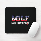 Man I Love Felon おもしろい Trump 2024 マウスパッド (マウス)