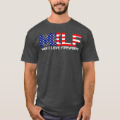 Man I Love Fireworks MILF おもしろい4th of July Gift Tシャツ (正面)