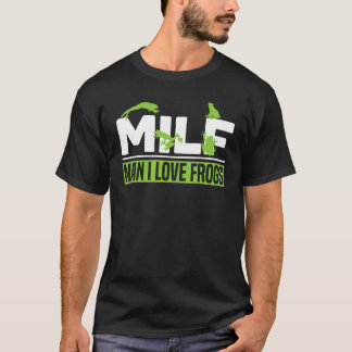 Man I Love Frogs Tadpole両生類Herpetologist F Tシャツ