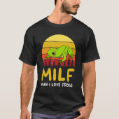 Man I Love Frogs Toad Tree Frog Tシャツ (正面)