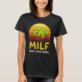 Man I Love Frogs Toad Tree Frog Tシャツ (正面)