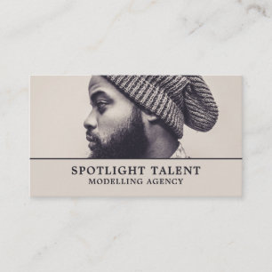 Man in Hat, Modeling Agency, Model Agent 名刺