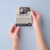 Man in Hat, Modeling Agency, Model Agent Advert チラシ (手)