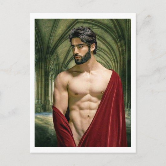 Man in Red Robe ポストカード (正面)