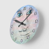 Man in the Moon ラウンド壁時計 (傾斜)