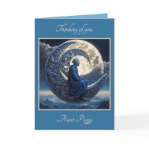 Man In The Moon (Set 2402-28A #1)ノートカード