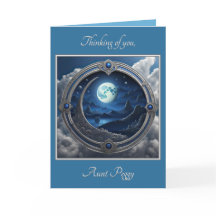 Man In The Moon (Set 2402-28A #4)ノートカード