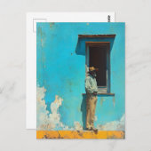 Man in the Shade – キューバシ素朴ーン ポストカード (正面/裏面)