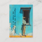 Man in the Shade – キューバシ素朴ーン 名刺 (正面)