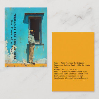 Man in the Shade – キューバシ素朴ーン 名刺