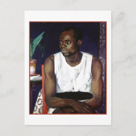 Man in White by Francis Caddell ポストカード