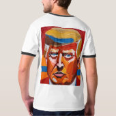 MAN_MANUALリーダーDONALDTRUMP Tシャツ (裏面フル)