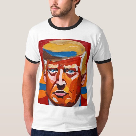 MAN_MANUALリーダーDONALDTRUMP Tシャツ (正面)