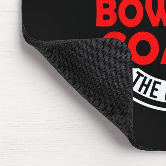 Man Myth Bowling Coach Legend Funny Bowling Coach  マウスパッド (コーナー)