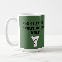 Man of Faith ...Spirit of The Wolf SHIRT コーヒーマグカップ