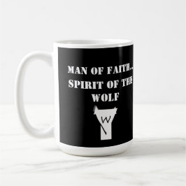 Man of Faith ...Spirit of The Wolf SHIRT コーヒーマグカップ