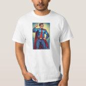 "Man of Steel Vibes" Tシャツ (正面)