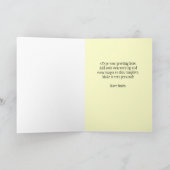 Man on Globe カード (内部)