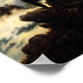 Man on Mountain Top Vintageポスター ポスター (角)