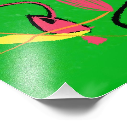 Man on skateboard フォトプリント            (角)