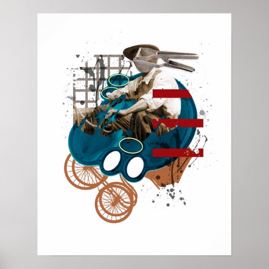 Man On Wheelsポスター ポスター (正面)