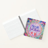 Man Plans Godはインスピリシオかわいらしジャーナルを笑う ノートブック (内部)