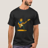 Man playing Jazz bass Tシャツ (正面)