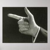 Man Pointing ポスター (正面)