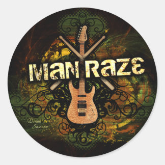man raze pc1/stixシール ラウンドシール