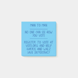 Man to Man投票ノート ポストイット