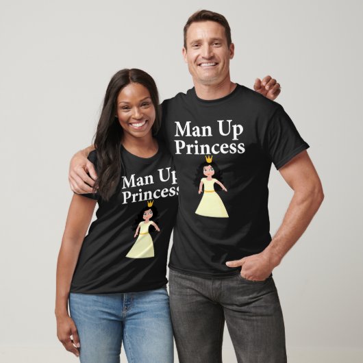 Man up princess Queen Tシャツ (ユニセックス)