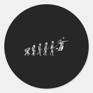 Man Vball Player Beaのバレーボールおもしろいの進化 ラウンドシール