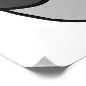 Man Wearing Beret Playing Acoustic Guitar ポスター (角)