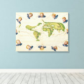 Man with Pipe, 1892-96 (キャンバス上の油) キャンバスプリント (インサイチュ (ウッドフロア))