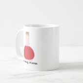 Manaのガラスびん コーヒーマグカップ (正面左)