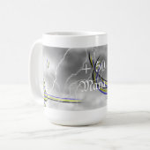 Manaの一服のマグ コーヒーマグカップ (正面左)