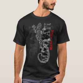 Mana Atua - 神からの力 (赤文字) Tシャツ