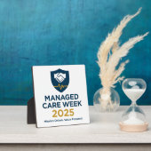 Managed Care Week 2025 - イーゼル付き5.25 x 5.25 フォトプラーク (インサイチュ)