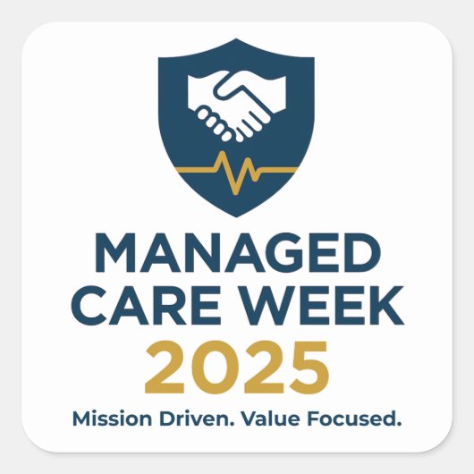 Managed Care Week 2025 - ステッカーシート(20枚) スクエアシール (正面)