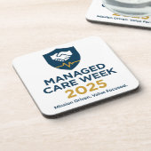 Managed Care Week 2025 - プラスチック コースター セット (左側)